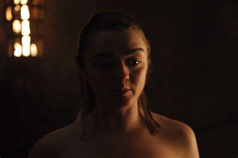 Maisie Williams Arya Stark Nude Scene Game of Thrones。